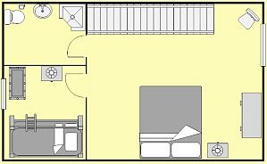 La Lavande upstairs floor plan