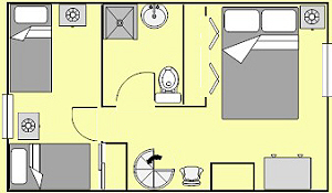 La Lavande upstairs floor plan